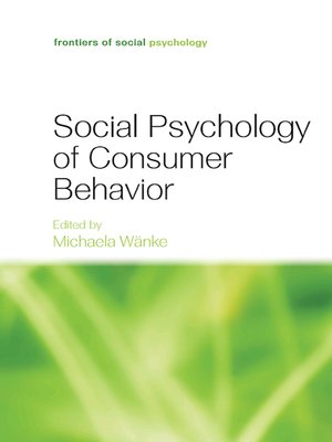 cover image of Social Psychology of Consumer Behavior